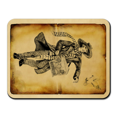 Коврик для мыши с принтом  «Шарманщик»