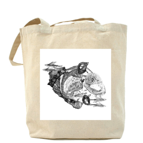 Сумка шоппер с принтом  Миры