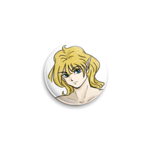 Значок 25мм с принтом Эльф