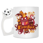 Кружка с футбольным мячиком