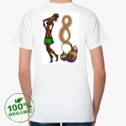 Женская футболка органик