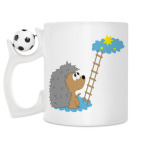 Кружка с футбольным мячиком