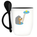 Кружка с ложкой