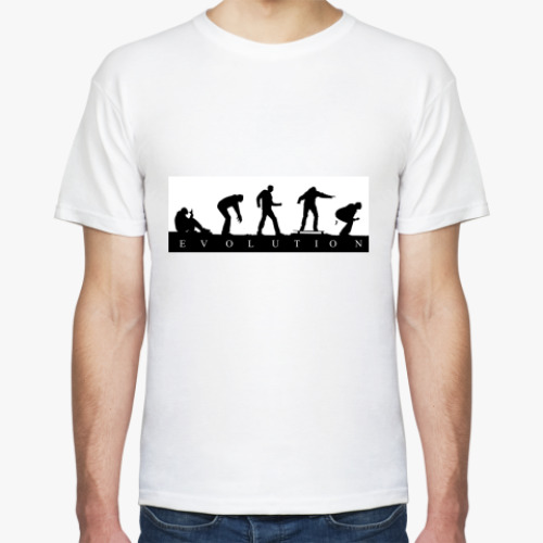 Футболка с принтом  'Evolution'