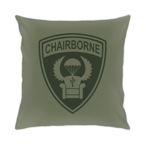 Подушка с принтом Chairborne