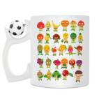 Кружка с футбольным мячиком