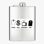 Фляжка стальная