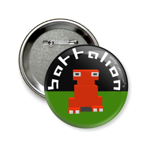 Значок 58мм с принтом  Battalion (ночь)