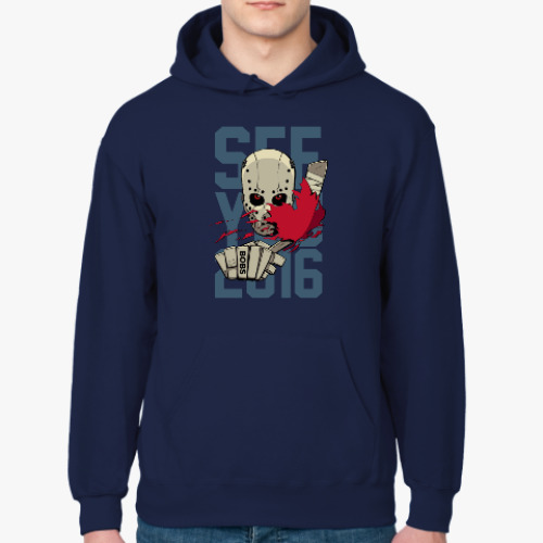 Толстовка худи с принтом See you 2016