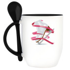 Кружка с ложкой