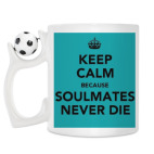 Кружка с футбольным мячиком