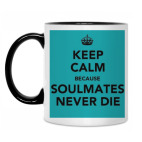 Кружка двухцветная