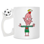 Кружка с футбольным мячиком