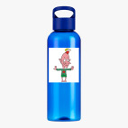 Прозрачная спортивная бутылка