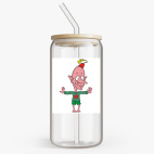 Банка с бамбуковой крышкой