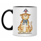 Кружка двухцветная