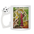 Кружка с футбольным мячиком