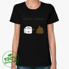 Женская футболка органик