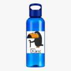 Прозрачная спортивная бутылка