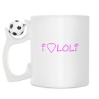 Кружка с футбольным мячиком