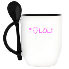 Кружка с ложкой