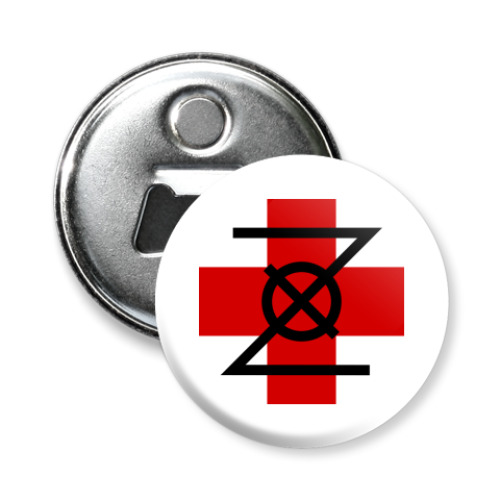 Магнит-открывашка с принтом  RUNA «OZ»