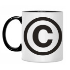 Кружка двухцветная