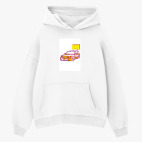 Толстовка худи оверсайз