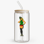 Банка с бамбуковой крышкой