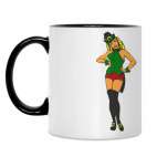 Кружка двухцветная