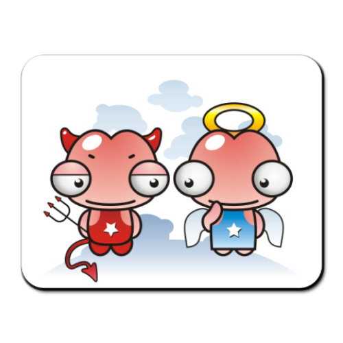 Коврик для мыши с принтом  ANGELS