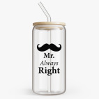 Банка с бамбуковой крышкой