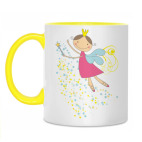 Двухцветная кружка Феечка