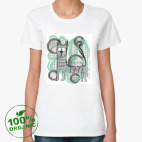 Женская футболка органик