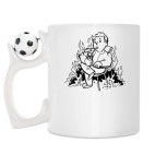Кружка с футбольным мячиком