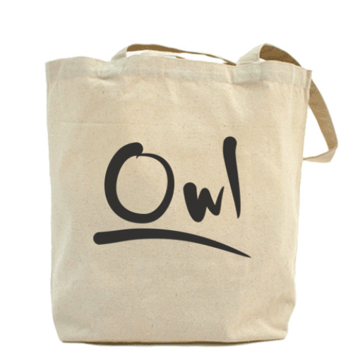 Сумка шоппер с принтом  'Совы'