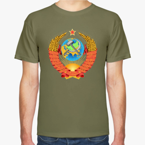 Футболка с принтом Герб СССР