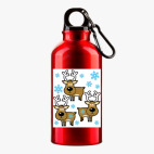 Металлическая бутылка 400 мл UV-DTF