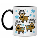 Кружка двухцветная