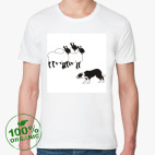 Мужская футболка органик