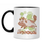 Кружка двухцветная