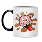 Кружка двухцветная