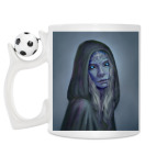 Кружка с футбольным мячиком