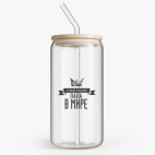 Банка с бамбуковой крышкой