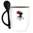 Кружка с ложкой