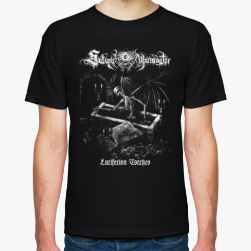 Футболка с принтом Satanic Warmaster