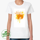 Женская футболка органик