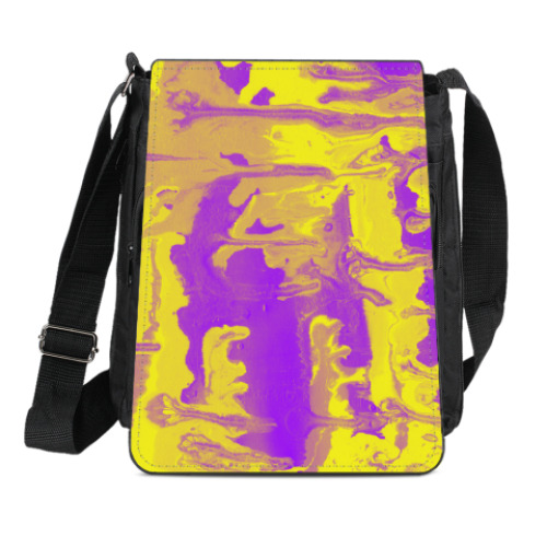 Сумка-планшет с принтом Яркая пастель