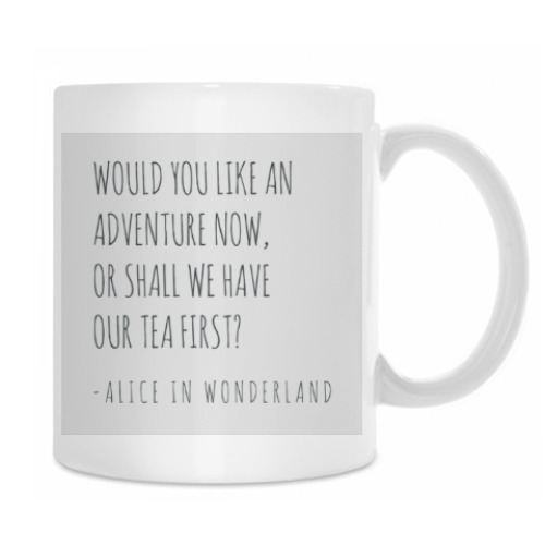 Кружка с принтом Алиса в стране чудес/ Alice in wonderland