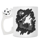 Кружка с футбольным мячиком